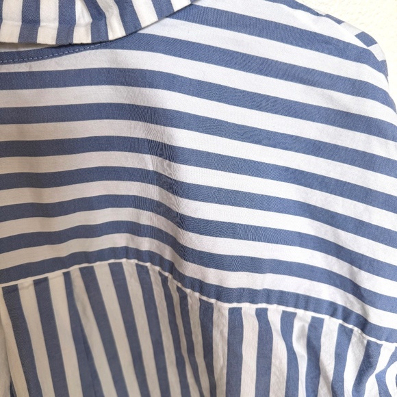 NWOT Striped Button Down Shirt - Picture 3 of 3